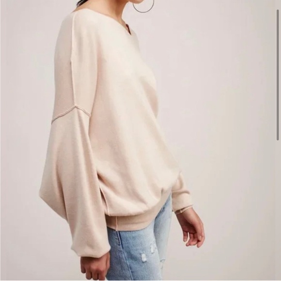 Free People Dolman Off The Shoulder Sweater, Size XS - Picture 3 of 9